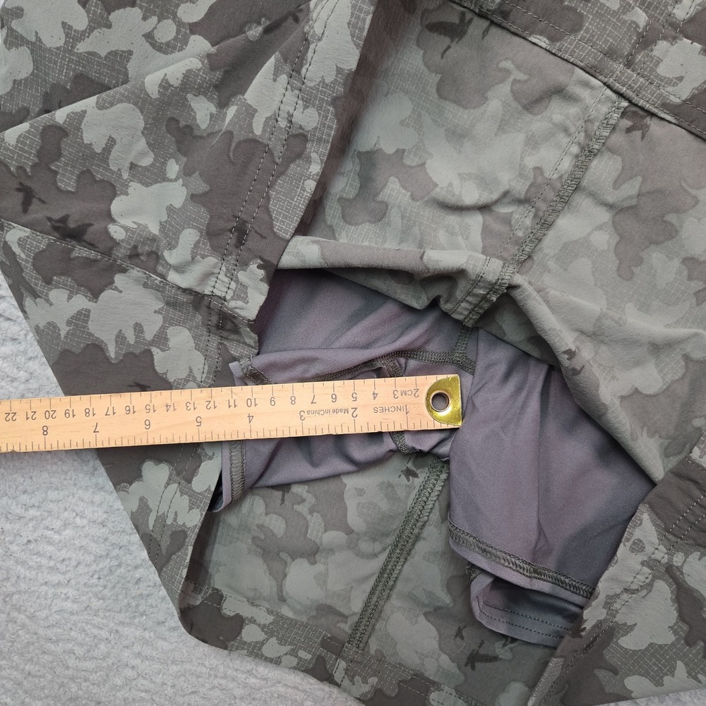 Eddie Bauer Adventurer 2.0 Skort Skirt Womens 10 Green Camo Hiking Performance - Picture 14 of 15